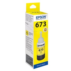 Epson - Epson T6734 C13T67344A Sarı Orijinal Mürekkep