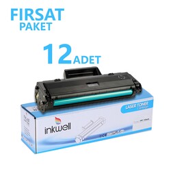 HP - HP 106A - W1106A ÇİPSİZ 12 ADET FIRSAT PAKET