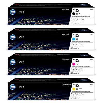 HP 117A Orjinal Toner Seti Tüm Renkler - 1