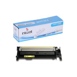 HP - HP 117A (W2072A) Sarı Muadil Toner Çipsiz