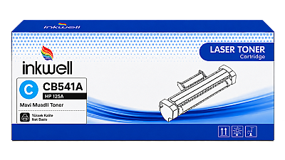 HP 125A CB541A Mavi Muadil Toner - 1