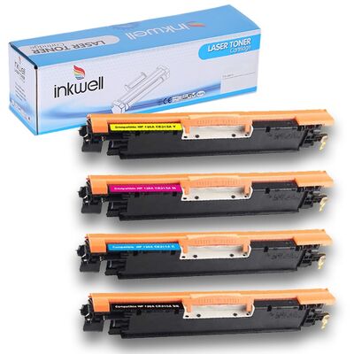 HP 126A Muadil Toner Seti Tüm Renkler - 1