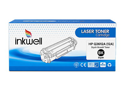 HP Q2612A (12A) Siyah Muadil Toner - 1