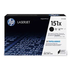 HP - HP 151X Orjinal Toneri W1510X Siyah 9.700 Sayfa Yazıcı