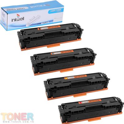 HP 203X Muadil Toner Seti CF540X Tüm Renkler M254/M280/M281