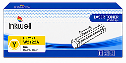 HP 212A W2122A Sarı Yellow Muadil Toner - 4.500 Sayfa - inkwell