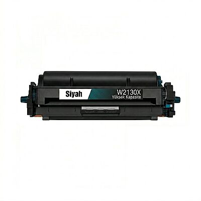 HP 213X (W2130X) Siyah Yüksek Kapasite Muadil Toner - 9.000 Sayfa - 1