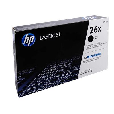 HP 26X 2'li paket Yüksek Kapasiteli Siyah Orijinal LaserJet Toner Kartuşları