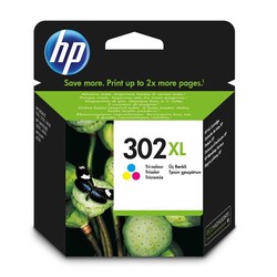 HP 302XL F6U65AE CMY Renkli Orjinal Mürekkep Kartuş - HP