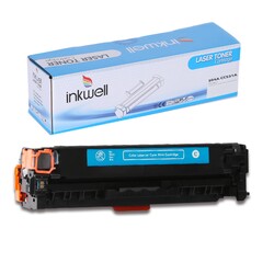 HP - HP 304A CC531A Mavi Muadil Toner