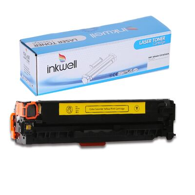 HP 304A CC532A Sarı Muadil Toner