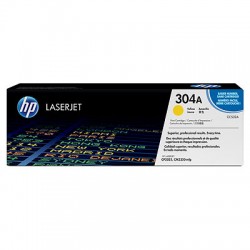 HP - HP 304A CC532A Sarı Orijinal Toner