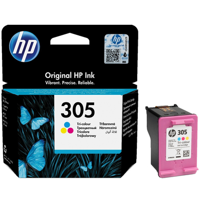 HP 305 DeskJet 2710 Orjinal Renkli CMY Kartuş 3YM60AE
