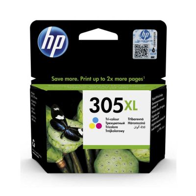 HP 305XL DeskJet 2710 Yüksek Kapasite Orjinal Renkli Kartuş