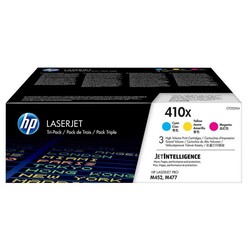 HP - HP 410X 3'lü Paket (CF252XM) Yüksek Kapasiteli