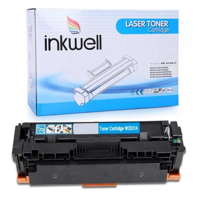HP 415X W2031X M454 Yüksek Kapasite Mavi Muadil Toner CHİPSİZ - 1