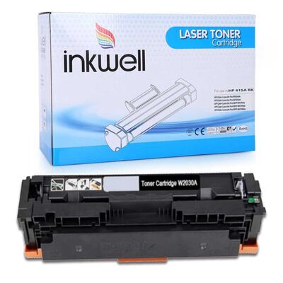 HP 415X W2030X M454 Yüksek Kapasite Siyah Muadil Toner CHİPSİZ - 1