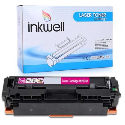 HP 415X W2033X M454 Yüksek Kapasite Kırmızı Muadil Toner CHİPSİZ - 1