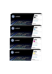 HP 415X Yüksek Kapasiteli Orijinal Toner Seti Tüm Renkler 