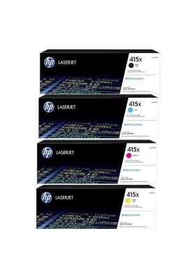 HP 415X Yüksek Kapasiteli Orijinal Toner Seti Tüm Renkler - 1