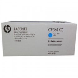 HP - Hp 508X CF361XC Yüksek Kapasiteli Mavi Orjinal Toner