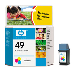 HP 51649A CMY Mürekkep Kartuş (49) - HP