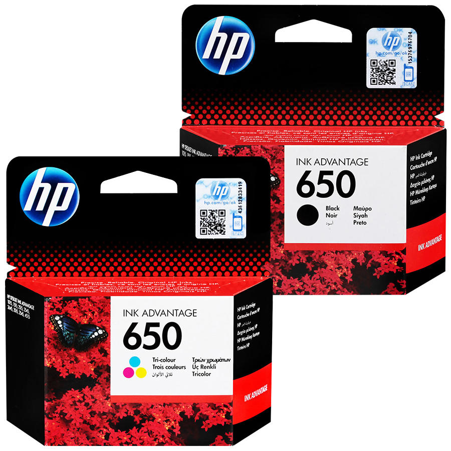 HP 650 Kartuş Seti Siyah - Renkli CZ101A-CZ102A - HP