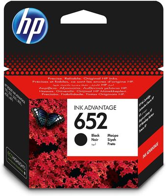HP 652 Siyah Kartuş Mürekkep (F6V25A)