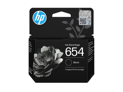 HP 654 Siyah Orijinal Kartuş (7FP39UE) - 1