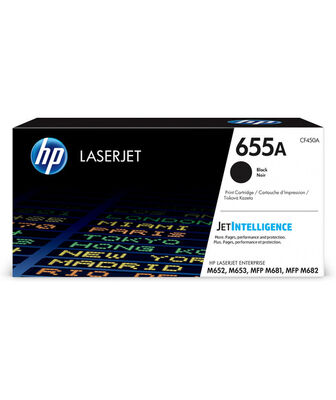 HP 655A CF450A Siyah Orjinal Toner - 1