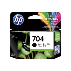 HP 704 Siyah Orijinal Kartuş Deskjet 2060 