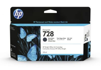 HP 728 3WX25A Mat Siyah Orijinal Kartuş 130 ml - 1