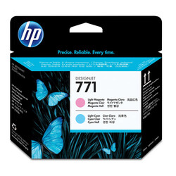 HP 771 Orjinal Açık Mavi & Açık Kırmızı Baskı Kafası (CE019A) - 