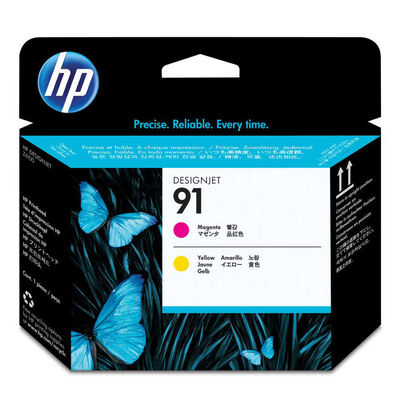 Hp 91 (C9461A) Orjinal Kırmızı Ve Sarı Baskı Kafası