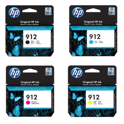 HP 912 Orjinal Kartuş Seti Tüm Renkler - 1