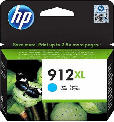 HP 912XL Mavi Mürekkep Kartuş 3YL81A - 1