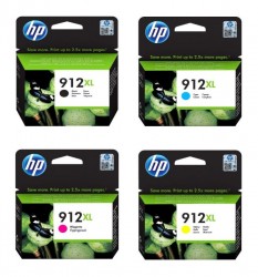 HP - HP 912XL Orjinal Kartuş Seti Tüm Renkler
