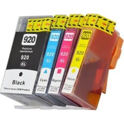 HP 920XL Muadil Kartuş Seti Tüm Renkler - HP
