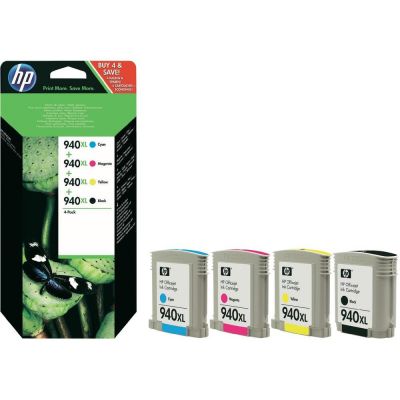 HP 940XL (C2N93AE) Siyah, Renkli Paket Mürekkep Kartuş