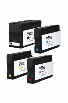 HP 950XL 951XL Muadil Kartuş Seti Tüm Renkler - 1