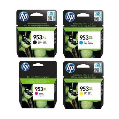 HP 953XL Yüksek Kapasiteli Orjinal Kartuş Seti - 1