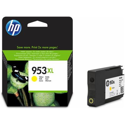 HP 953XL Yüksek Kapasiteli Sarı Orjinal Mürekkep Kartuşu