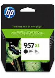 HP 957XL Yüksek Kapasiteli Siyah Orijinal Kartuş - Thumbnail