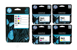 HP 963 (6ZC70AE) Orjinal Kartuş Seti Tüm Renkler - HP
