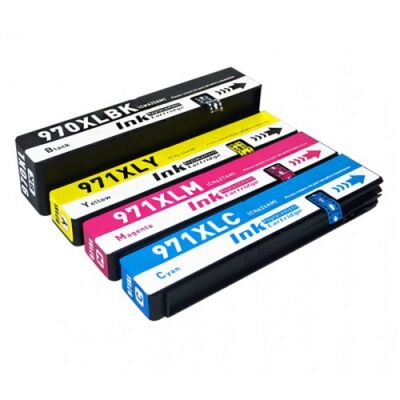 HP 970XL - 971XL Muadil Mürekkep Kartuş 4’lü Set - 1