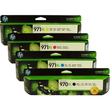 HP 970XL - 971XL Orijinal Mürekkep Kartuş 4’lü Set - 1