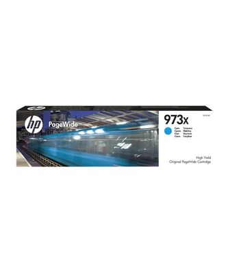HP 973X Yüksek Kapasiteli Mavi Orijinal PageWide Kartuşu