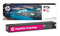 HP 973X Yüksek Kapasiteli Kırmızı Orijinal PageWide Kartuşu 