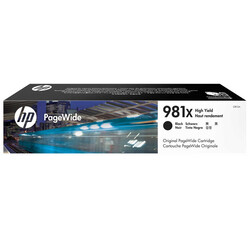 HP PageWide 981X Yüksek Kapasiteli Siyah Orijinal Kartuş (L0R12A) - HP