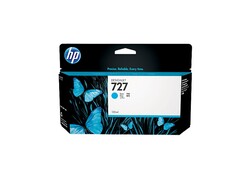 HP - HP B3P19A Mavi Mürekkep Kartuş (727)